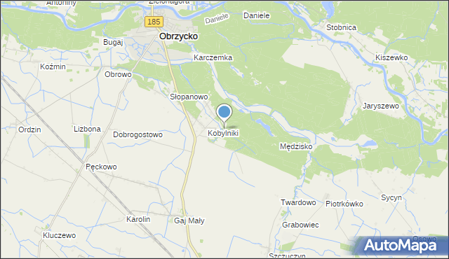 mapa Leśniczówka Żurawiniec, Leśniczówka Żurawiniec na mapie Targeo
